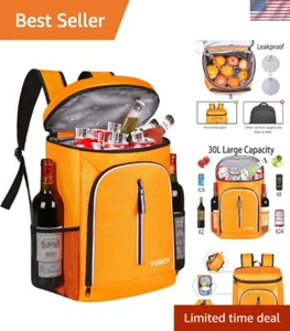 30L Stylish Waterproof Backpack with Insulation & Beer Opener for Outdoor Fun - Picture 1 of 8