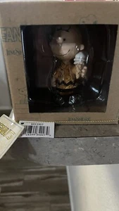 Enesco Jim Shore Peanuts - Charlie Brown with Ice Cream 2022 Mini Figurine NEW - Picture 1 of 4
