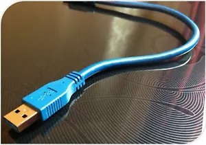 USB LEAD CORD CABLE FOR TOSHIBA HDTB105EK3AA STOR.E BASICS EXTERNAL HARD DRIVE - Picture 1 of 1