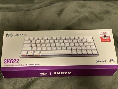 Cooler Master SK622 Wireless 60% Mechanical Keyboard Tactile Low Profile Switch - Image 1 of 2