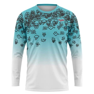 Motocross Men's Jersey Racing Shirts Downhill Mountain Dirt Bike Off-Road MTB MX - Picture 1 of 8