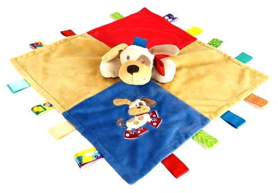 Taggies Mary Meyer Bebé Amigo Cachorro Perro Lovey Peluche Manta de Seguridad Chupete Foto 1 de 4