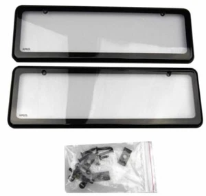 SLIMLINE NUMBER PLATE COVERS WATERPROOF - SIZE 5 DIGIT VIC PLATES & OTHERS - Picture 1 of 1
