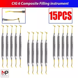 15Pcs Dental Scalers & Composite Filling Tools CIG-6 - Fast Shipping INSTUMAX® - Picture 1 of 3
