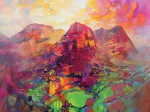 Scott Naismith - Glencoe Harmonics - Canvas Print Wall Art 3 sizes available - Picture 1 of 4