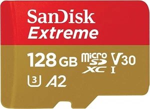 SanDisk Extreme 128 GB | microSDXC 190 MB/s | A2 UHS-I classe 10 U3 V30 4K - Foto 1 di 4