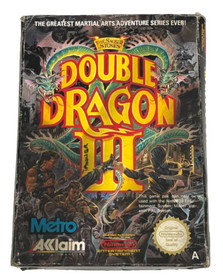 Double Dragon III The Sacred Stone Nintendo NES Boxed PAL *No Manual* 