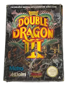 Double Dragon III The Sacred Stone Nintendo NES Boxed PAL *No Manual* - Picture 1 of 5