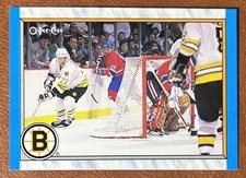 1989-90 Boston Bruins  Stats and Standings O-Pee-Chee Hockey Card #298