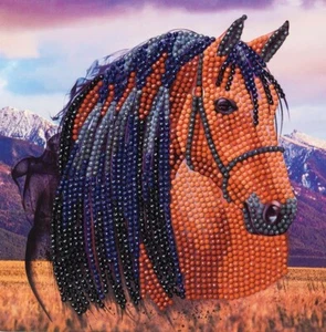 Horse Crystal Art Card Kit Craft Buddy New - Picture 1 of 2