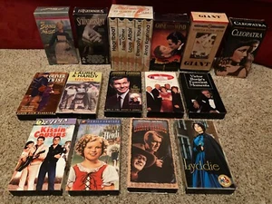 VHS 19 -Family/Comedy/Classics: Sound of Music, Elvis, Shirley Temple, Carson-VG - Picture 1 of 12