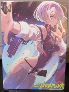 Videojuego de cartas coleccionables Lucy Cyberpunk diosa Doujin Waifu lámina CCG anime - Imagen 1 de 4