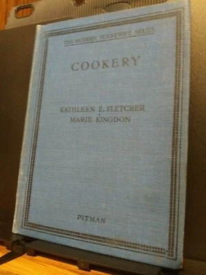 1936 "Cookery" by Kathleen E. Fletcher & Marie Kingdon  VG Unmarked 1st Edition - Image 1 of 4