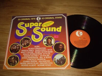DAVID ESSEX, BRUCE SPRINGSTEEN, HUSH & MORE *OZ  12" LP ' SUPER SOUND ' 1976 VGC - Image 1 of 2
