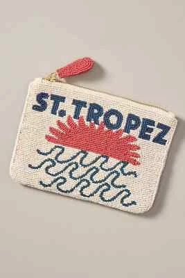 NUEVO CON ETIQUETAS ST. TROPEZ CUENTAS Ciudad Gráfico Cuentas Bolsa BOLSO NUEVO $68 7.5" X 5.5" Foto 1 de 2