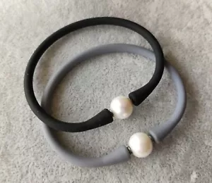 echt 10-11 mm weiß Perle mit Kautschuk Stretch-Armband, 7.5inch - Bild 1 von 11