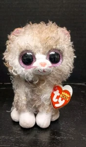 Ty Beanie Boos SCRAPPY the Curly Haired Kitty Cat 2019 With Tags - Picture 1 of 6