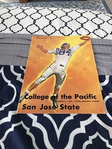 1958 Vintage College of the Pacific vs San Jose State Football Programm - Bild 1 von 3