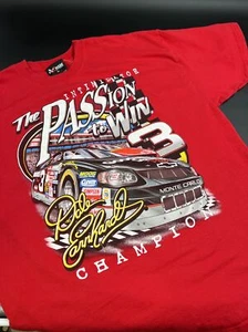 Vtg Chase Authentics Dale Earnhardt The Passion To Win Red T-Shirt Size XL - Picture 1 of 6