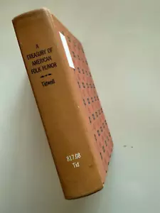 Treasury of American Folk Humor 1956 Hardcover FIRST EDITION - Picture 1 of 5