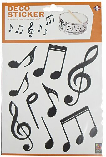 Adesivo Murale Note Musicali E Pentagramma - Decorazione Rimovibile Per Camerette, Soggiorno O Studio - Foto 2