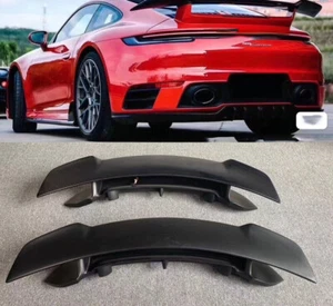 FRP Unpainted Rear Trunk Spoiler Wing For Porsche Carrera 911 992 2020 T Style - Picture 1 of 5