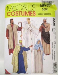 McCalls 2339 Halloween Costume Historic Adult Robe Ex Small Easy *some cut - Picture 1 of 4