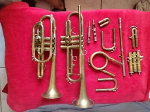 Pre-owned Trumpet Mix Lot Trombone Parts Elkhorn wis & soloist + all part's 11p - Picture 1 of 5