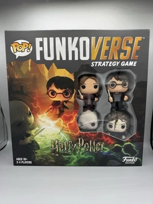 Funkoverse Harry Potter Strategy Game Pop! Includes 4 Figures Opened But Unused - Image 1 of 4