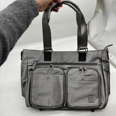 IHKWIP Cargo Catchall Tote Met Stone Grey No Crossbody Strap  - Image 1 of 4