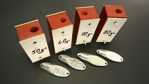 Moules à cuillère de pêche - 50g, 60g, 70g, 80g par Varna Fishing - Photo 1/9