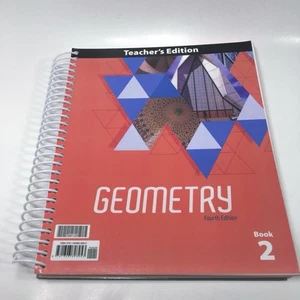 GEOMETRY - TEACHER'S EDITION BOOK 2 - BJU PRESS 4th Edition 2016 Spiral Book - Bild 1 von 22