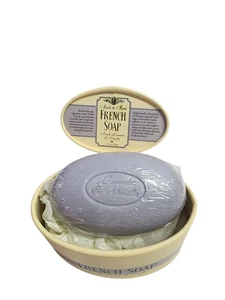 Vintage Cost Plus Französische Lavendel und Vanille Seife 5,2 Oz. Lila Versiegelt - Bild 1 von 3