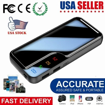 Cargador de batería rápido portátil de 2000000 mAh de moda de respaldo 2 USB mejor banco de energía Foto 1 de 4