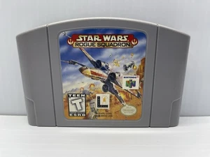 Nintendo N64 Game - Star Wars: Rogue Squadron Game Cartridge & Manual Tested - Picture 1 of 11