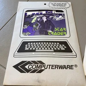 Star Trader Radio Shack Color Computer Game 1984 - Afbeelding 1 van 4