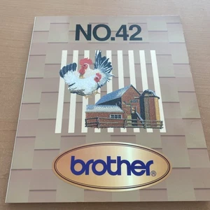 Brother Babylock Nr. 42 Bauern Stickmotiv Karte - Bild 1 von 5
