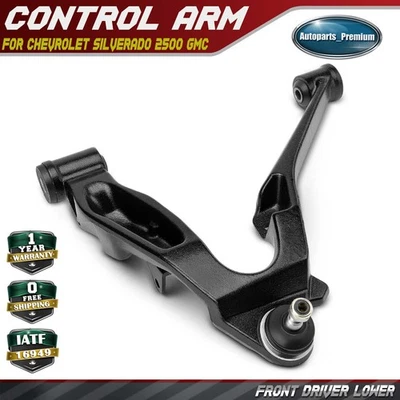Conjunto de brazo de control inferior delantero izquierdo y rótula para Chevrolet Silverado 2500 GMC Foto 1 de 4