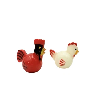 Vintage Fisher Price Play Family Little People 915 Farm Rooster & Chicken - Picture 1 of 2