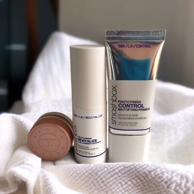 Smashbox X BECCA Under Eye Brightening Corrector MEDIUM +Oil Control Primer Set - Image 1 of 4