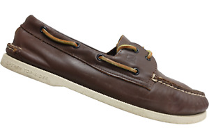 SPERRY TOP-SIDER A/O 2-Eye Brown 13M-US/12UK/47EU Men Leather Boat Shoes