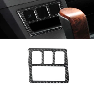 Cubierta de caja de almacenamiento de cambio de marchas para consola central de fibra de carbono para Toyota Tundra 07-13 - Imagen 1 de 9