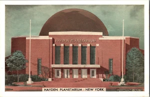 Postcard Lumitone Hayden Planetarium New York City NY Unposted - Bild 1 von 2