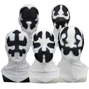 2019 Watchmen Rorschach Hood Cosplay Superhero White Mask Halloween Props New - Picture 1 of 17
