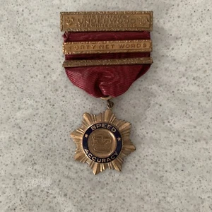 WW2 Underwood Typewriter Forty Fifty Net Words Speed Accuracy Medal Ribbon - Picture 1 of 2