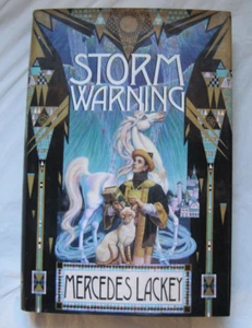 #~Vintage~Storm Warning-Mercedes Lackey~Mage Storm Book 1~HC w/dj~1st Ed~LBDDT - Picture 1 of 4