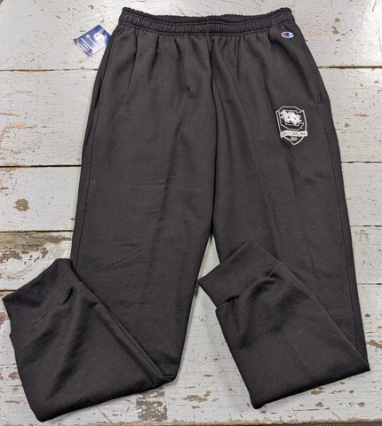 Men's SOUTH CAROLINA GAMECOCKS Champion Licensed Fleece Black Joggers, Large-NWT Cover