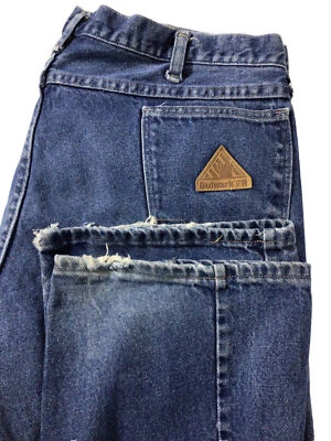 Pantalones de mezclilla azul para hombre Bulwark resistentes al fuego 40x37 ropa de protección de trabajo Foto 1 de 4
