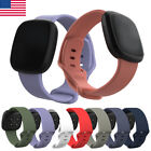 For Fitbit Versa 3/4/Sense Silicone Strap Wristband Replacement Watch Band Sport