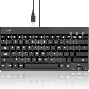 Perixx PERIBOARD-326 Wired Mini Backlit USB Keyboard with Low Profile Keys, US E - Picture 1 of 12